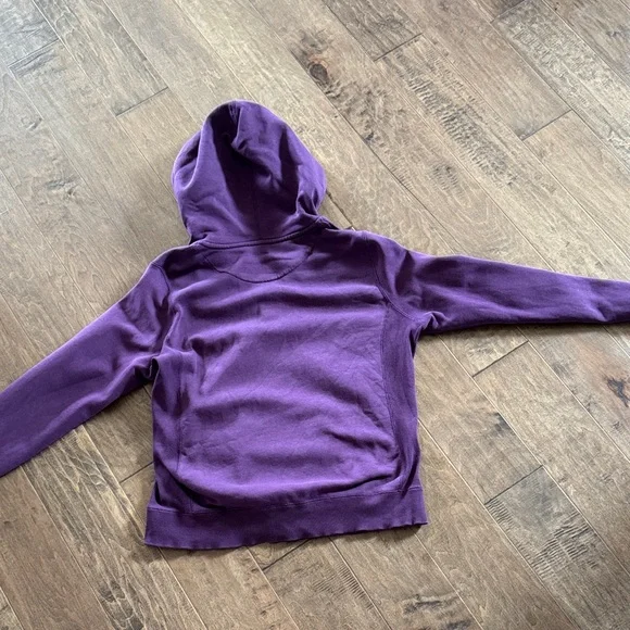 Nike Women's Purple Zip-Up Hoodie - Picture 2 of 2